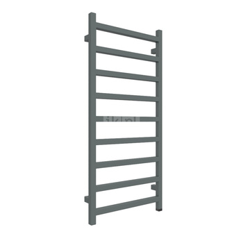 Grzejnik elektryczny TERMA SIMPLE ONE 500 x 1080 mm, kolor metaliczny szary, moc 400 W, podłączenie E1, kabel spiralny z wtyczką 2,5m czarny