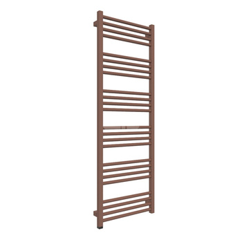 Grzejnik elektryczny TERMA FIONA ONE 480 x 1380 mm, kolor miedź, moc 600 W, podłączenie E8, kabel prosty bez wtyczki 1,5m czarny