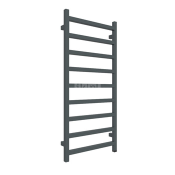 Grzejnik elektryczny TERMA SIMPLE ONE 500 x 1080 mm, kolor czarny anodowy, moc 400 W, podłączenie E8, kabel prosty z wtyczką 1,5m