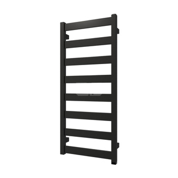 Grzejnik elektryczny TERMA VIVO One 400 x 910 mm, kolor czarny sygnałowy RAL9004, moc 300 W, podłączenie E8, kabel prosty bez wtyczki 1,5m