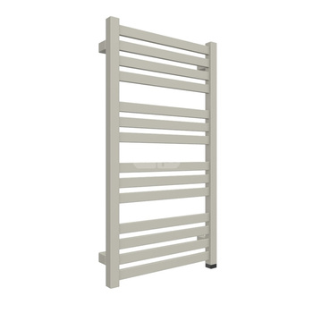 Grzejnik elektryczny TERMA MARLIN ONE 430 x 780 mm, kolor metaliczny beż, moc 300 W, podłączenie E1, kabel spiralny z wtyczką 2,5m srebrzysty