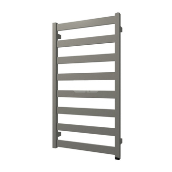 Grzejnik elektryczny TERMA VIVO One 500 x 910 mm, kolor szary agatowy RAL7038, moc 400 W, podłączenie E8, kabel prosty bez wtyczki biały