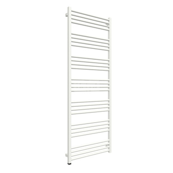 Grzejnik elektryczny TERMA FIONA ONE 600 x 1620 mm, kolor biały soft RAL9016, moc 800 W, podłączenie E8, kabel prosty bez wtyczki 1,5m biały