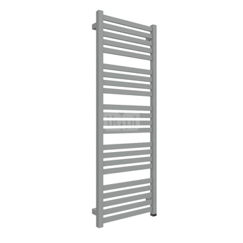 Grzejnik elektryczny TERMA MARLIN ONE 430 x 1185 mm, kolor szary drogowy a RAL7042, moc 400 W, podłączenie E8, kabel prosty bez wtyczki 1,5m srebrzysty