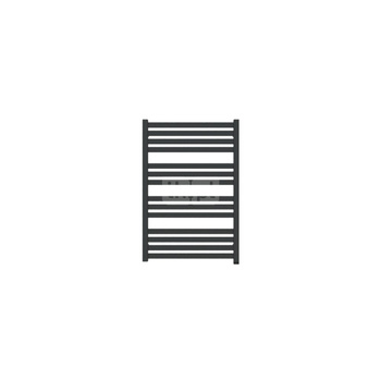 Grzejnik TERMA MARLIN ONE 780/530 \ RAL 9005 matt, podł. 51, 400W, kabel spiralny z wtyczką [1,5m cz