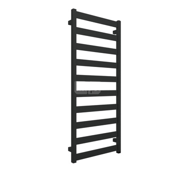 Grzejnik elektryczny TERMA VIVO One 500 x 1150 mm, kolor czarny RAL9011, moc 400 W, podłączenie E8, kabel prosty bez wtyczki 1,5m czarny