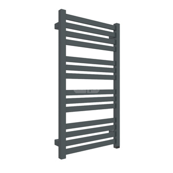 Grzejnik TERMA MARLIN ONE 780/430 \ Anodic Black, podł. S8, 300W, kabel spirralny z wtyczką [2,5 m c