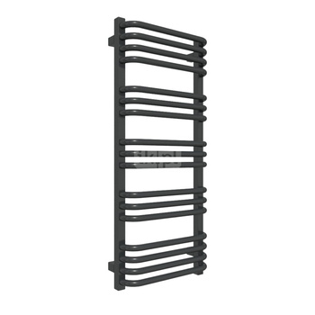 Grzejnik TERMA ALEX ONE 760/400 \ Soft 9005, podł. S1, 300W, kabel spiralny z wtyczką [2,5m czarny]