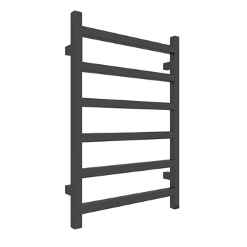 Grzejnik elektryczny TERMA SIMPLE ONE 500 x 720 mm, kolor czarny jak kruk RAL9005, moc 300 W, podłączenie E8, kabel prosty bez wtyczki