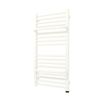 Grzejnik elektryczny TERMA LIMA ONE 400 x 820 mm, kolor biały drogowy RAL9016, moc 300 W, podłączenie E8, kabel prosty bez wtyczki 1,5m biały