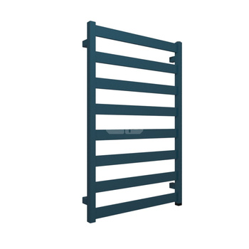 Grzejnik elektryczny TERMA VIVO One 600 x 910 mm, kolor niebieski lazurowy RAL5009, moc 400 W, podłączenie E8, kabel prosty bez wtyczki 1,5m biały