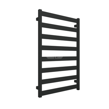 Grzejnik elektryczny TERMA VIVO One 600 x 910 mm, kolor czarny jak kruk soft RAL9005, moc 400 W, podłączenie E1, kabel prosty bez wtyczki 1,5m czarny