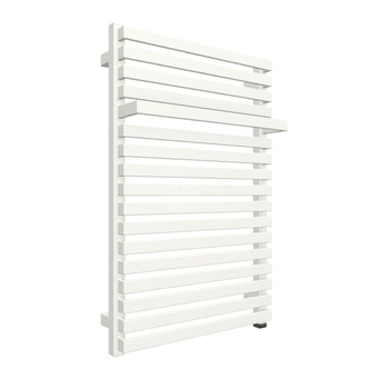 Grzejnik elektryczny TERMA CITY ONE 500 x 780 mm, kolor biały drogowy RAL9016, moc 400 W, podłączenie E8, kabel spiralny z wtyczką 2,5m biały