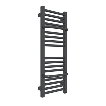 Grzejnik elektryczny TERMA LIMA ONE 300 x 820 mm, kolor szary czarny soft RAL7021, moc 300 W, podłączenie E8, kabel prosty bez wtyczki 1,5m czarny