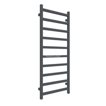 Grzejnik elektryczny TERMA SIMPLE ONE 500 x 1200 mm, kolor nowoczesna szarość, moc 400 W, podłączenie E8, kabel prosty z wtyczką 1,5m czarny