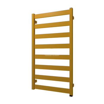 Grzejnik elektryczny TERMA VIVO One 500 x 910 mm, kolor żółty sygnałowy RAL1023, moc 400 W, podłączenie E8, kabel prosty bez wtyczki 1,5m srebrzysty