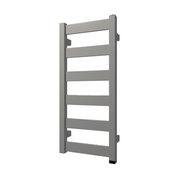 Grzejnik elektryczny TERMA VIVO One 300 x 670 mm, kolor chrom, moc 120 W, podłączenie E1, kabel spiralny z wtyczką 1,5m srebrzysty