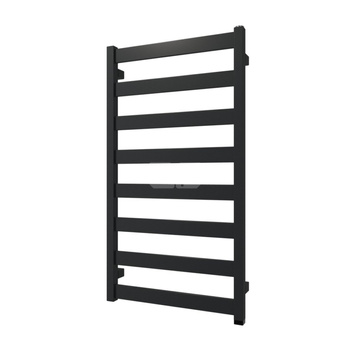 Grzejnik elektryczny TERMA VIVO One 500 x 910 mm, kolor szary czarny RAL7021, moc 400 W, podłączenie E8, kabel spiralny z wtyczką 2,5m czarny