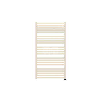 Grzejnik elektryczny TERMA MARLIN ONE 630 x 1185 mm, kolor biały ostrygowy RAL1013, moc 800 W, podłączenie E1, kabel spiralny z wtyczką srebrzysty