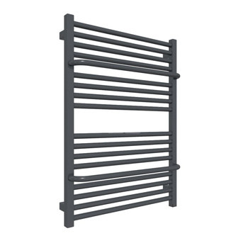 Grzejnik elektryczny TERMA LIMA ONE 600 x 820 mm, kolor metaliczny szary, moc 400 W, podłączenie E8, kabel prosty bez wtyczki 1,5m