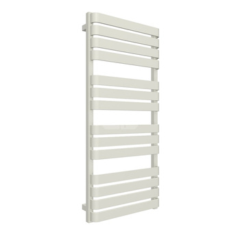 Grzejnik elektryczny TERMA WARP T ONE 500 x 1110 mm, kolor biało-szary RAL9002, moc 600 W, podłączenie E8, kabel prosty bez wtyczki 1,5m