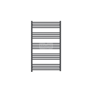 Grzejnik elektryczny TERMA FIONA ONE 680 x 1140 mm, kolor szary czarny RAL7021, moc 600 W, podłączenie E1, kabel spiralny z wtyczką 2,5m czarny