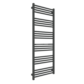 Grzejnik TERMA FIONA ONE 1380/530 \ Soft 9005, podł. S8, 600W, kabel prosty bez wtyczki [czarny]