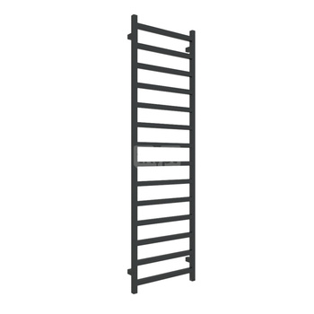 Grzejnik elektryczny TERMA SIMPLE ONE 500 x 1680 mm, kolor czarny jak kruk RAL9005, moc 600 W, podłączenie E1, kabel spiralny z wtyczką 2,5m