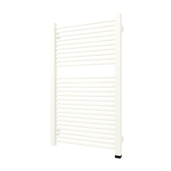 Grzejnik elektryczny TERMA MIKE ONE 430 x 735 mm, kolor biały drogowy RAL9016, moc 400 W, podłączenie E8, kabel prosty bez wtyczki 1,5m biały