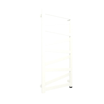 Grzejnik elektryczny TERMA VIPERA One 500 x 990 mm, kolor biała ściana, moc 400 W, podłączenie E8, kabel spiralny z wtyczką 2,5m biały