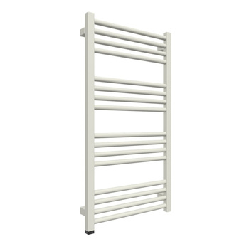 Grzejnik elektryczny TERMA FIONA ONE 480 x 900 mm, kolor rumieniec, moc 400 W, podłączenie E8, kabel prosty bez wtyczki 1,5m srebrzysty