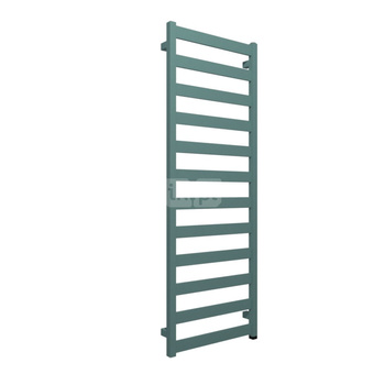 Grzejnik elektryczny TERMA VIVO One 500 x 1390 mm, kolor turkusowy pastelowy RAL6034, moc 600 W, podłączenie E1, kabel spiralny z wtyczką 2,5m srebrzysty