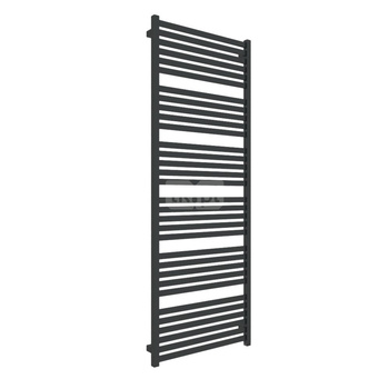 Grzejnik elektryczny TERMA MARLIN ONE 630 x 1680 mm, kolor czarny jak kruk RAL9005, moc 1000 W, podłączenie E8, kabel prosty bez wtyczki