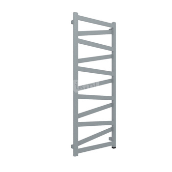 Grzejnik elektryczny TERMA VIPERA One 500 x 1230 mm, kolor szary ciemniejszy RAL7046, moc 400 W, podłączenie E8, kabel prosty bez wtyczki 1,5m srebrzysty