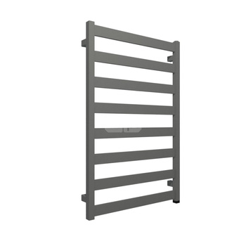 Grzejnik elektryczny TERMA VIVO One 600 x 910 mm, kolor stal nierdzewna, moc 400 W, podłączenie E8, kabel prosty z wtyczką 1,5m srebrzysty