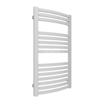 Grzejnik el. TERMA DEXTER 860/500 \ Silver, podł. E8, MOA 400W silver, kabel spiralny z wtyczką [srebrzysty]