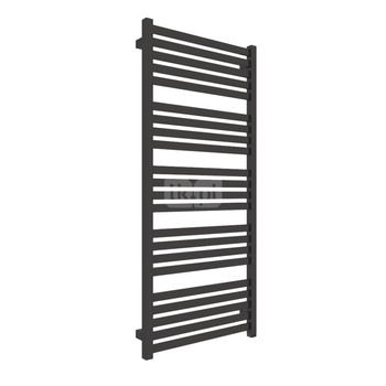 Grzejnik elektryczny TERMA MARLIN ONE 530 x 1185 mm, kolor heban, moc 600 W, podłączenie E1, kabel spiralny z wtyczką 2,5m czarny