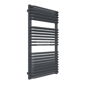 Grzejnik elektryczny TERMA TYTUS ONE 540 x 1020 mm, kolor metaliczna czerń, moc 800 W, podłączenie E8, kabel prosty bez wtyczki