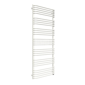 Grzejnik elektryczny TERMA ALEX 600 x 1580 mm, kolor biały drogowy RAL9016, moc 1000 W, podłączenie E8, kabel spiralny z wtyczką 2,5m biały