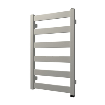 Grzejnik elektryczny TERMA VIVO One 400 x 670 mm, kolor biały drogowy RAL9016, moc 200 W, podłączenie E1, kabel spiralny z wtyczką biały