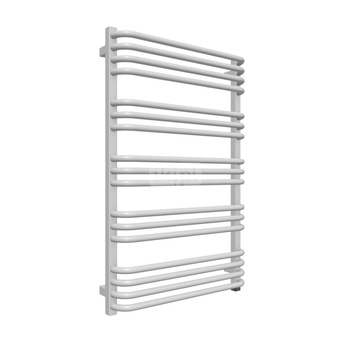 Grzejnik elektryczny TERMA ALEX ONE 600 x 760 mm, kolor chrom, moc 400 W, podłączenie E8, kabel spiralny z wtyczką 2,5m srebrzysty