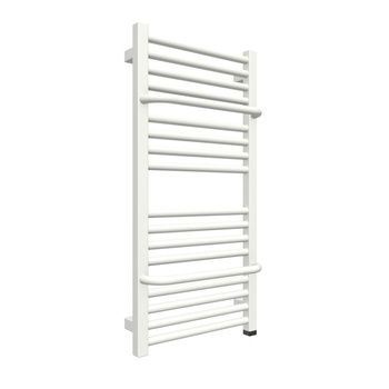 Grzejnik elektryczny TERMA LIMA ONE 400 x 820 mm, kolor biały soft RAL9016, moc 400 W, podłączenie E8, kabel prosty bez wtyczki 1,5m biały