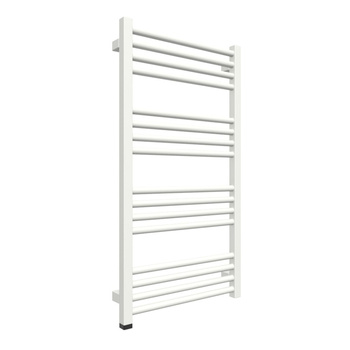 Grzejnik elektryczny TERMA FIONA ONE 480 x 900 mm, kolor biały soft RAL9016, moc 400 W, podłączenie E8, kabel prosty bez wtyczki 1,5m biały