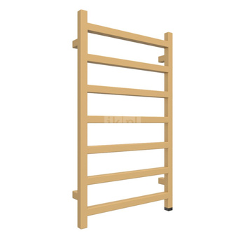 Grzejnik el. TERMA SIMPLE ONE 840/500 \ Brased Brass, podł. E8, kabel prosty bez wtyczki [1,5m złoci