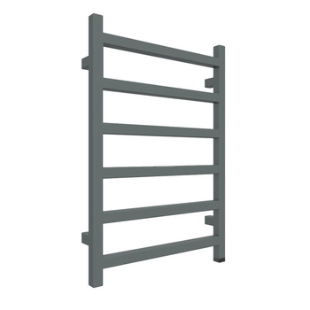 Grzejnik elektryczny TERMA SIMPLE ONE 500 x 720 mm, kolor błyszcząca szarość, moc 300 W, podłączenie E1, kabel prosty bez wtyczki