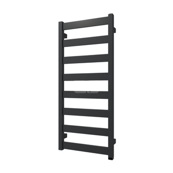 Grzejnik elektryczny TERMA VIVO One 400 x 910 mm, kolor szary grafitowy RAL7024, moc 300 W, podłączenie E8, kabel prosty bez wtyczki 1,5m czarny