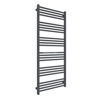 Grzejnik TERMA FIONA ONE 1380/600 \ Metallic Grey, podł. S8, 600W, kabel spiralny z wtyczką [czarny]