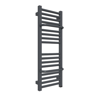 Grzejnik elektryczny TERMA LIMA ONE 300 x 820 mm, kolor metaliczny szary, moc 300 W, podłączenie E8, kabel prosty bez wtyczki 1,5m