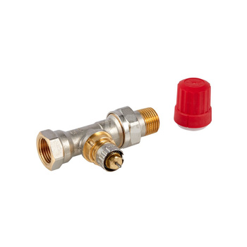 Zawór grzejnikowy termostatyczny DANFOSS z nastawą wstępną (bez ograniczenia skoku), połączenie 1/2'' (stan surowy)