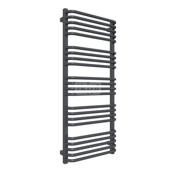 Grzejnik TERMA ALEX ONE 1140/500 \ Metallic Black, podł. S1, 600W, kabel spiralny z wtyczką [2,5m cz